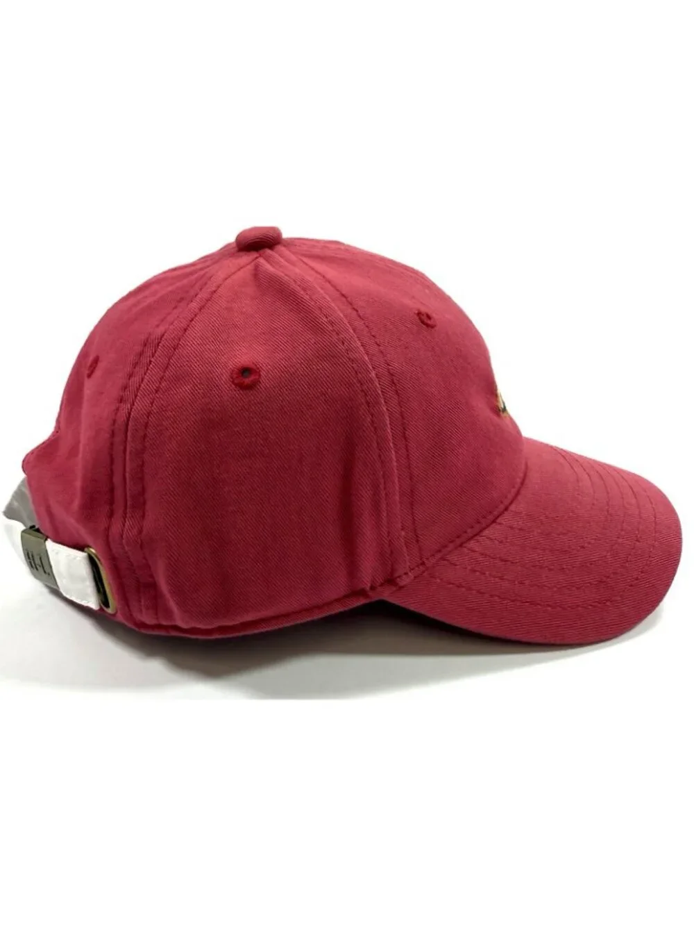 Harding Lane New England Kids Hat Needlepoint Football Adjustable Red Cotton